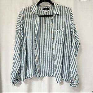BDG Urban Outfitters Striped Button Up